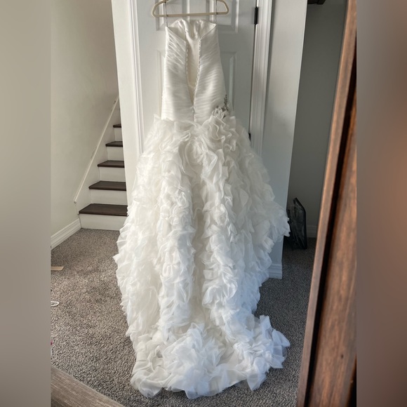 Maggie Sottero Couture Imperial Gown Trumpet/Mermaid Style wedding dress - Picture 5 of 7